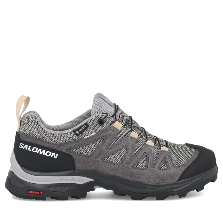 Кросівки Salomon X Ward Leather GTX W - темно сірі