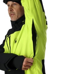 Bunda Spyder Copper Jacket M - čierna/zelená
