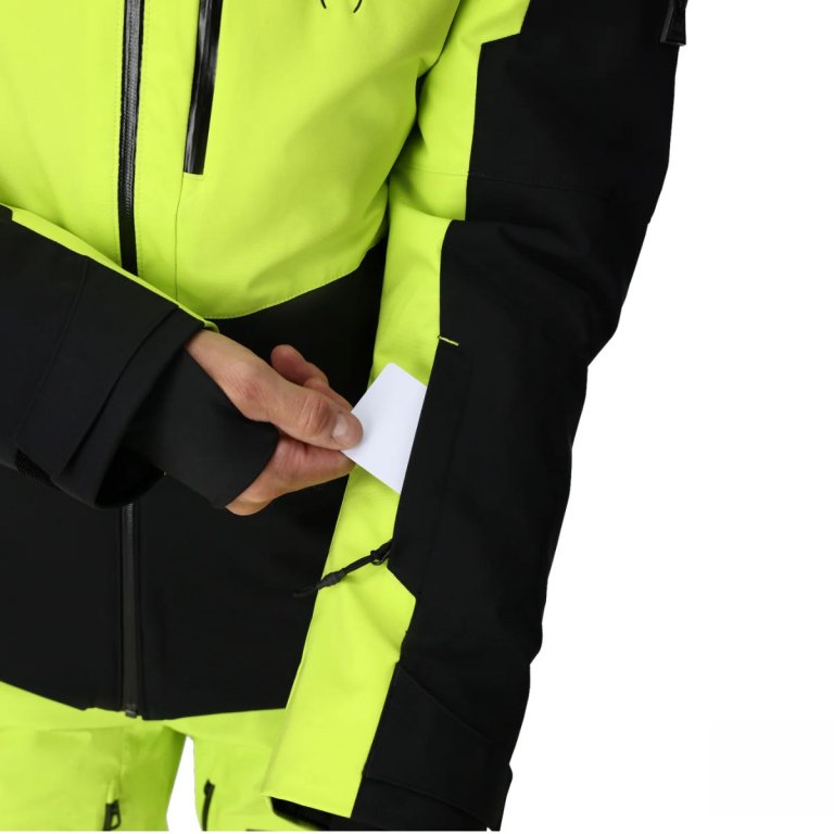 Bunda Spyder Copper Jacket M - čierna/zelená