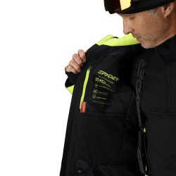Bunda Spyder Copper Jacket M - čierna/zelená