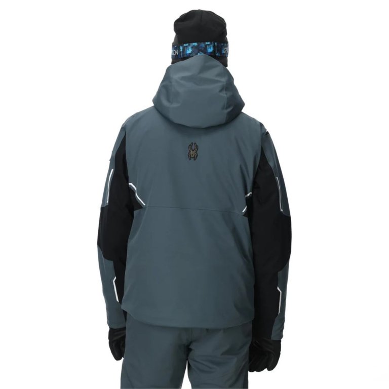 Bunda Spyder Titan Jacket M - čierna/sivá