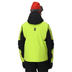 Bunda Spyder Titan Jacket M - čierna/zelená