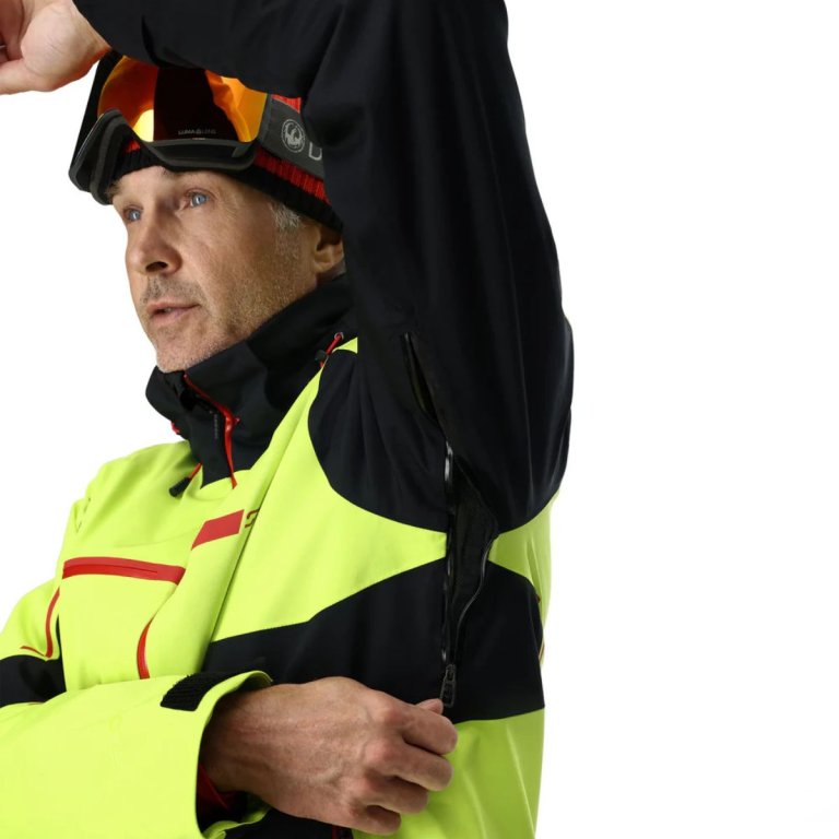 Bunda Spyder Titan Jacket M - čierna/zelená