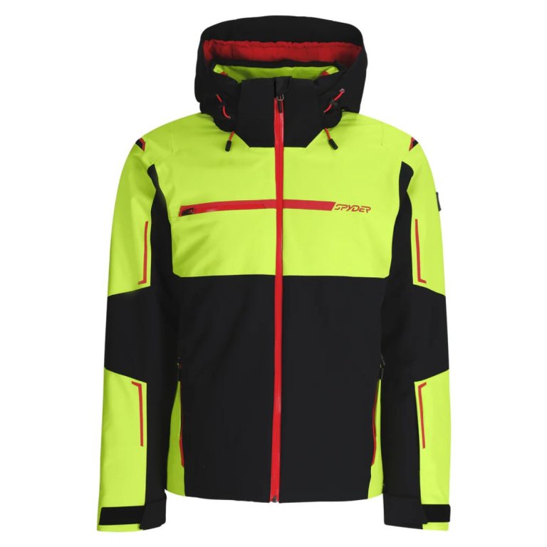 Bunda Spyder Titan Jacket M - čierna/zelená