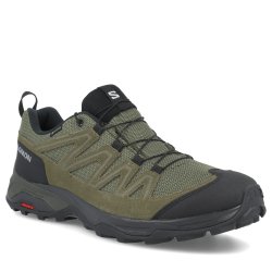 Кросівки Salomon X Ward Leather GTX M - зелені/ чорні