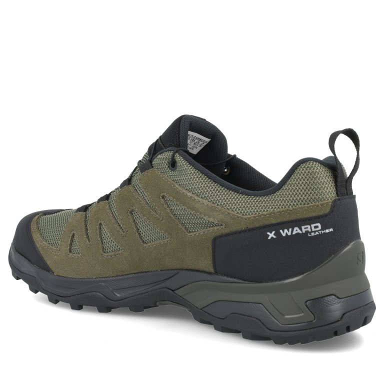 Кросівки Salomon X Ward Leather GTX M - зелені/ чорні