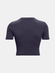 Triko Under Armour Project Rock Disrupt Bull SS Wmn Grey
