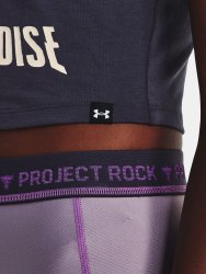 Triko Under Armour Project Rock Disrupt Bull SS Wmn Grey