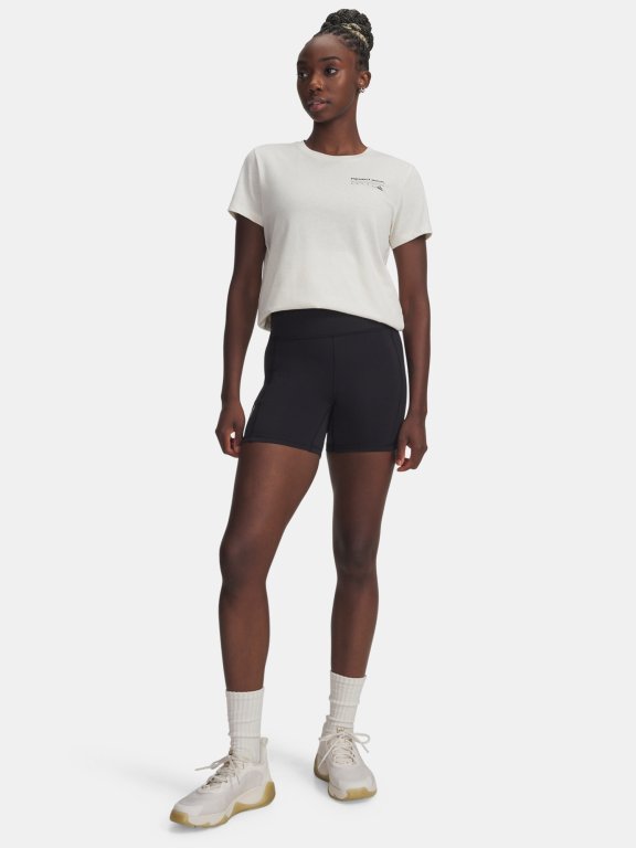 Футболка Under Armour Project Rock Graphic SS 2 Wmn Brown