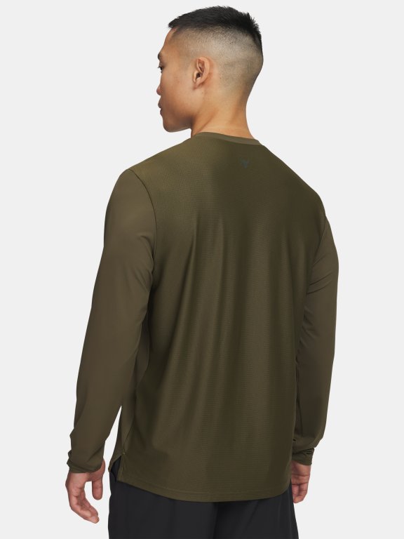 Футболка Under Armour Project Rock Iso Chill LS Man gray green