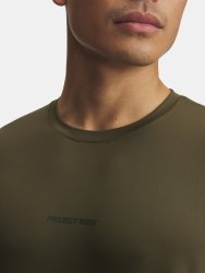 Футболка Under Armour Project Rock Iso Chill LS Man gray green