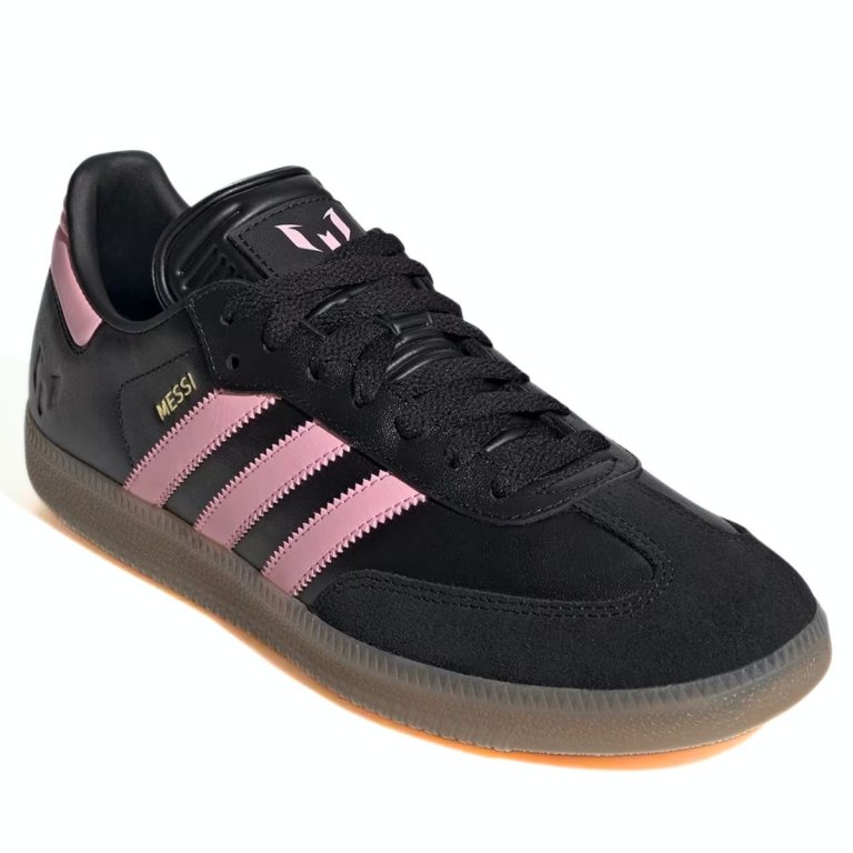 Кросівки Adidas Samba Messi M - чорно/рожеві
