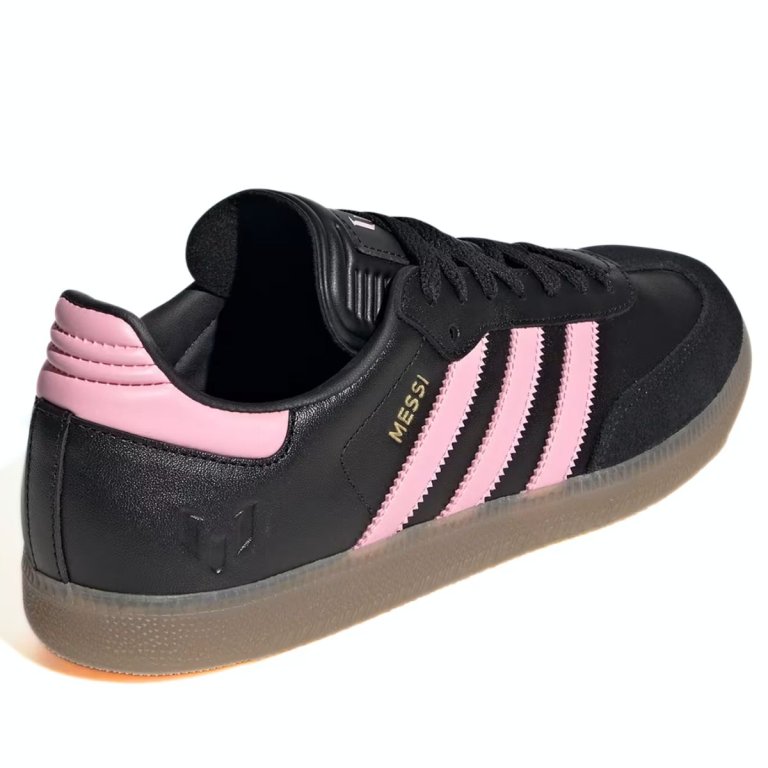 Кросівки Adidas Samba Messi M - чорно/рожеві