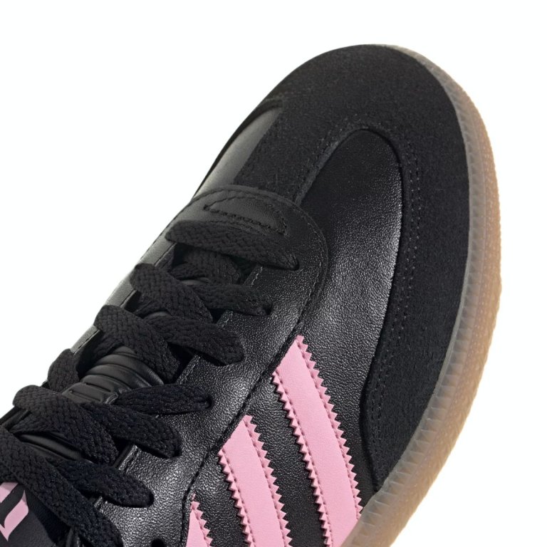 Кросівки Adidas Samba Messi M - чорно/рожеві