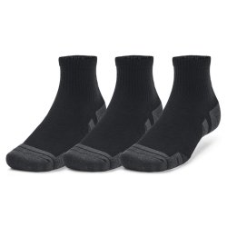 Шкарпетки Under Armour Performance Tech 3pk Qtr Socks - чорні