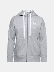 Худі Under Armour Rival Fleece FZ Hoodie Wmn green/grey