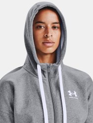 Худі Under Armour Rival Fleece FZ Hoodie Wmn green/grey
