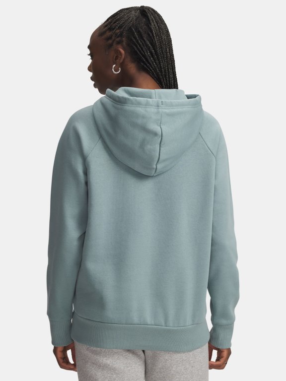 Mikina Under Armour Rival Fleece Big Logo HD Wmn Green