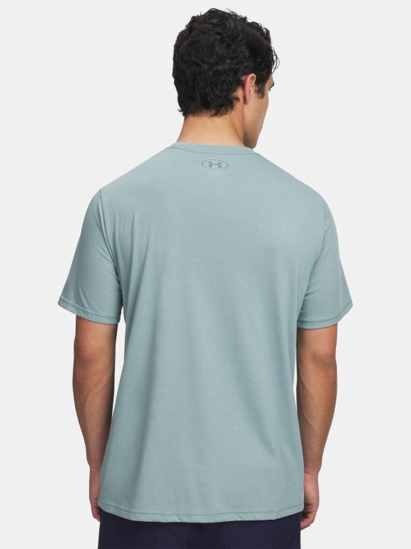 Футболка Under Armour Sportstyle LC SS gray green