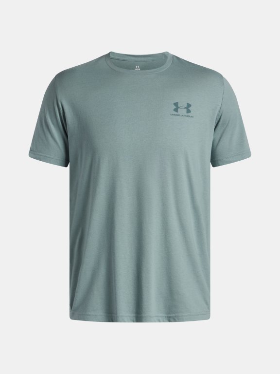 Футболка Under Armour Sportstyle LC SS gray green