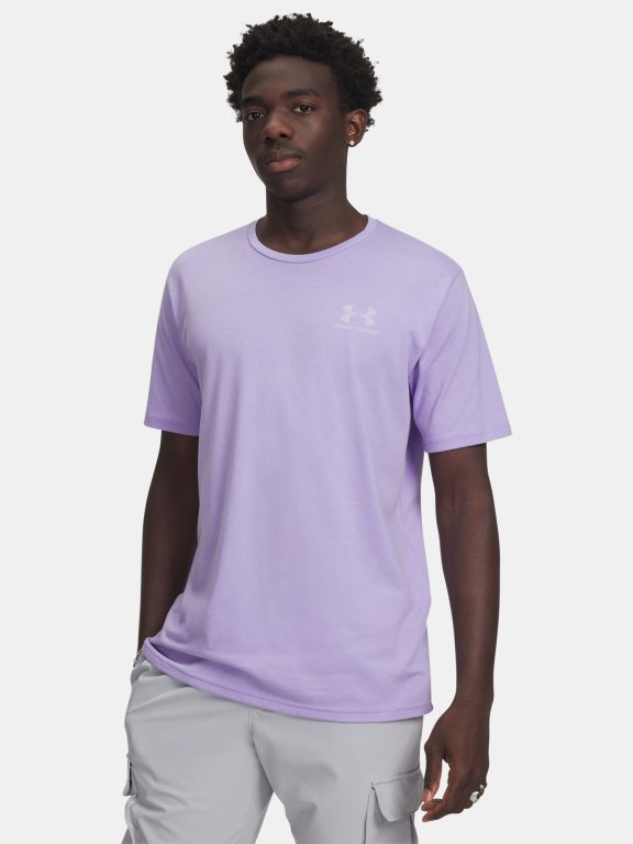 Футболка Under Armour Sportstyle LC SS Man фіолетова