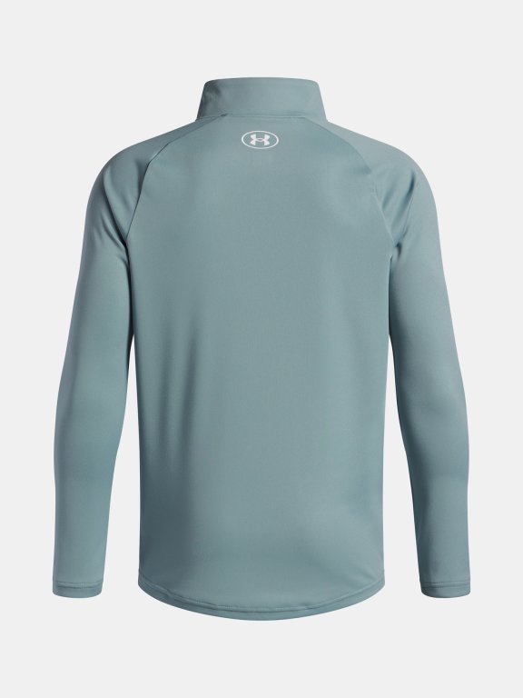 Футболка Under Armour Tech 2.0 1/2 Zip Jr gray green