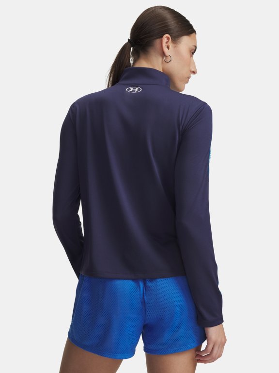 Світшот Under Armour Tech WM Tape Half Zip Wmn Blue