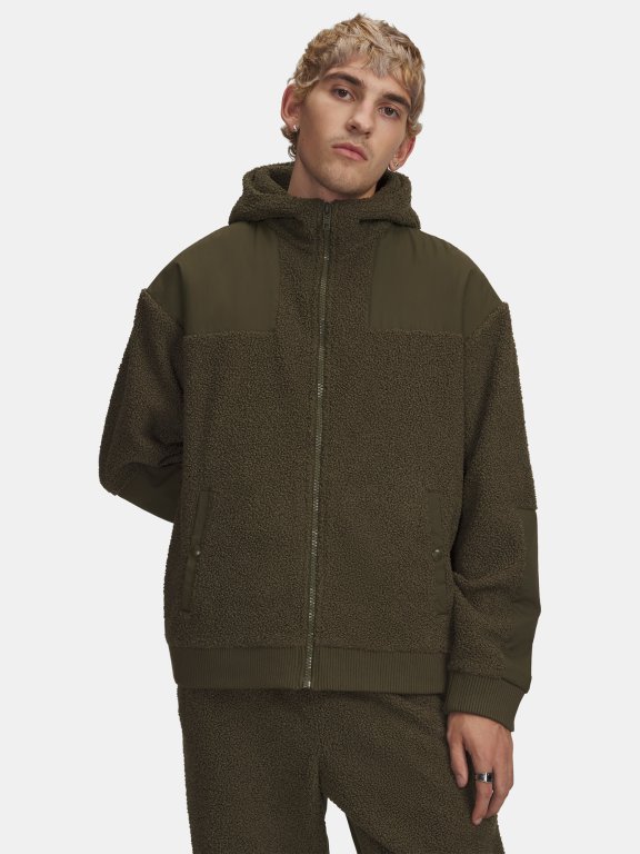 Худі Under Armour Fleece FZ gray green