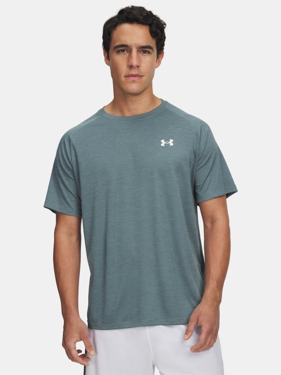 Футболка Under Armour Tech Textured SS Man Blue