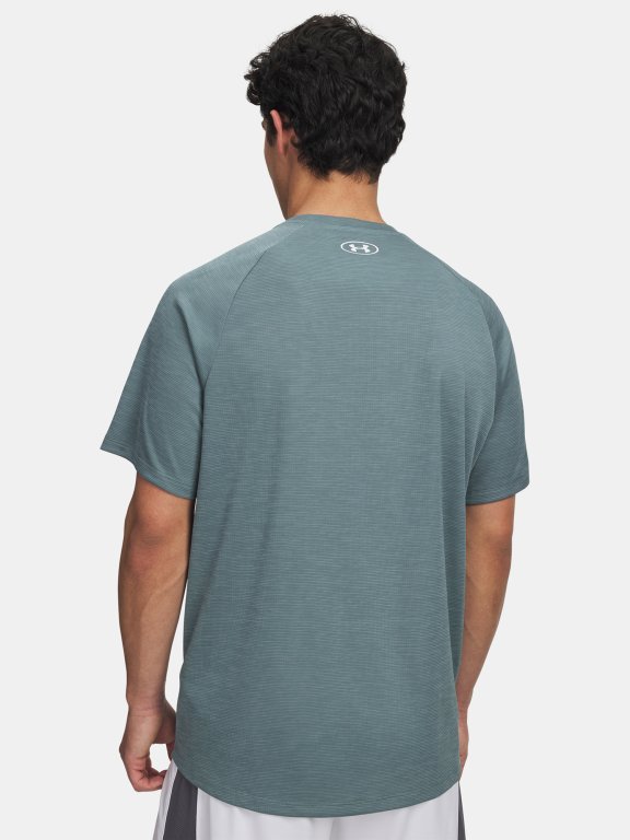 Футболка Under Armour Tech Textured SS Man Blue