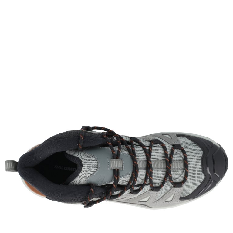 Черевики Salomon X Ultra 360 Leather Mid GTX M - сіро/чорні