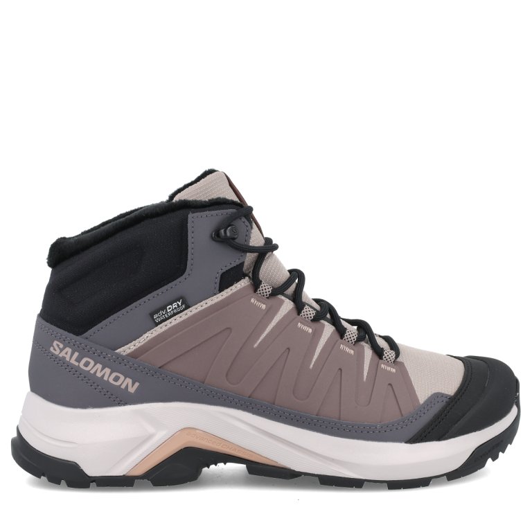 Черевики Salomon X-Adventure Coldrush WP W - бежево/чорні