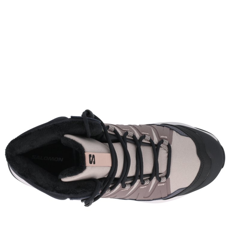Черевики Salomon X-Adventure Coldrush WP W - бежево/чорні