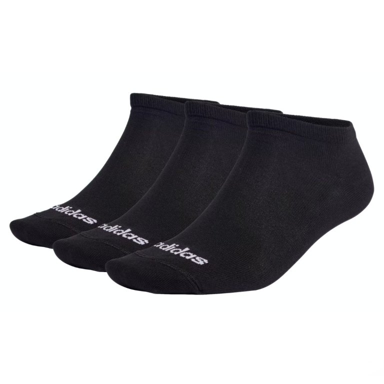 Ponožky Adidas Thin Linear Low 3P - čierne