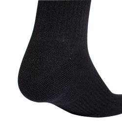 Шкарпетки Adidas 3-Stripes Cuffed Sportswear Mid 3P Socks - чорні