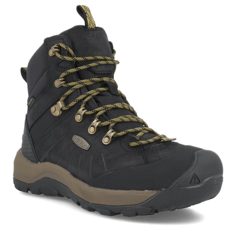Черевики Keen Revel ivory/ivory Mid Polar M - чорно/жовті