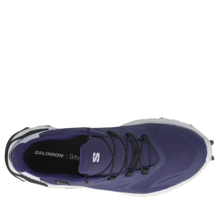 Взуття Salomon Supercross 4 GTX W - синій/білий/чорний