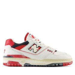 Кросівки New Balance 550s - біло/червоні