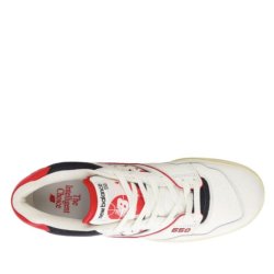 Кросівки New Balance 550s - біло/червоні