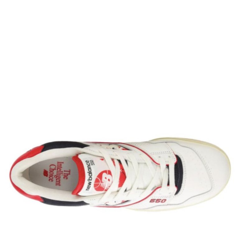 Кросівки New Balance 550s - біло/червоні