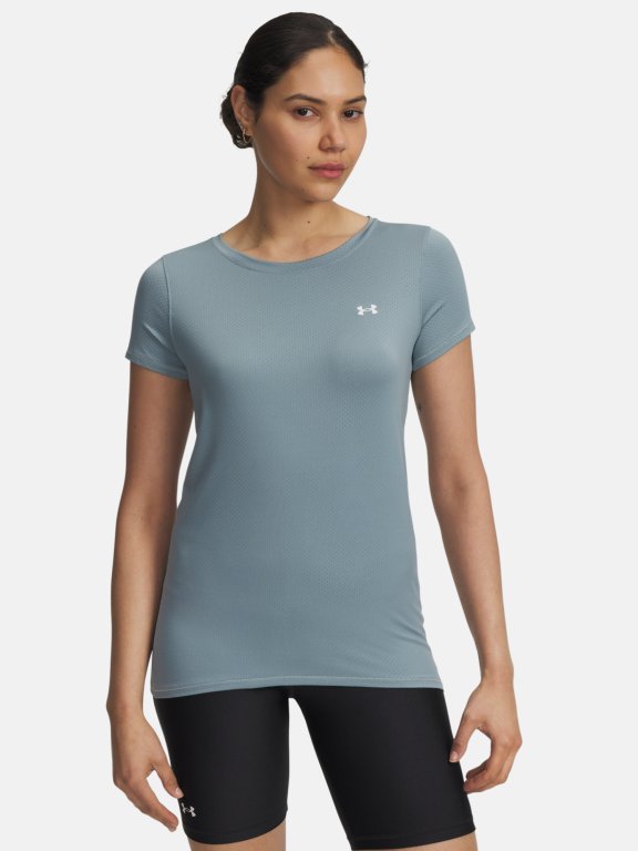 Футболка Under Armour Tech Mesh SS Wmn gray green