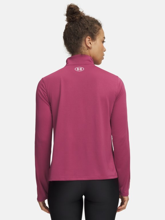 Світшот Under Armour Tech WM Tape Half Zip Wmn Red
