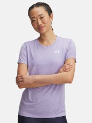 Футболка Under Armour Tech SSC- Twist Wmn фіолетова