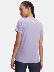 Футболка Under Armour Tech SSC- Twist Wmn фіолетова