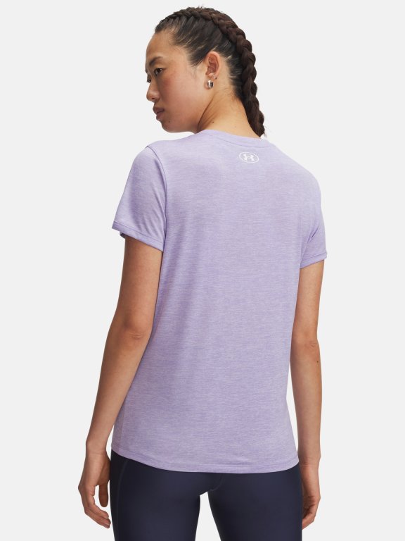 Футболка Under Armour Tech SSC- Twist Wmn фіолетова
