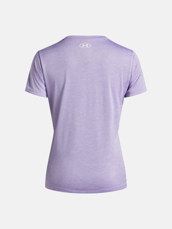 Футболка Under Armour Tech SSC- Twist Wmn фіолетова