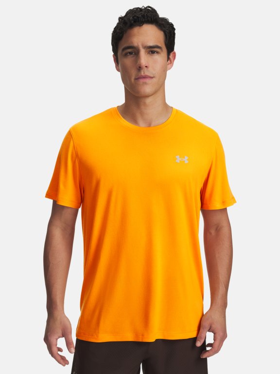Футболка Under Armour TRAIL RUN SS Man Orange