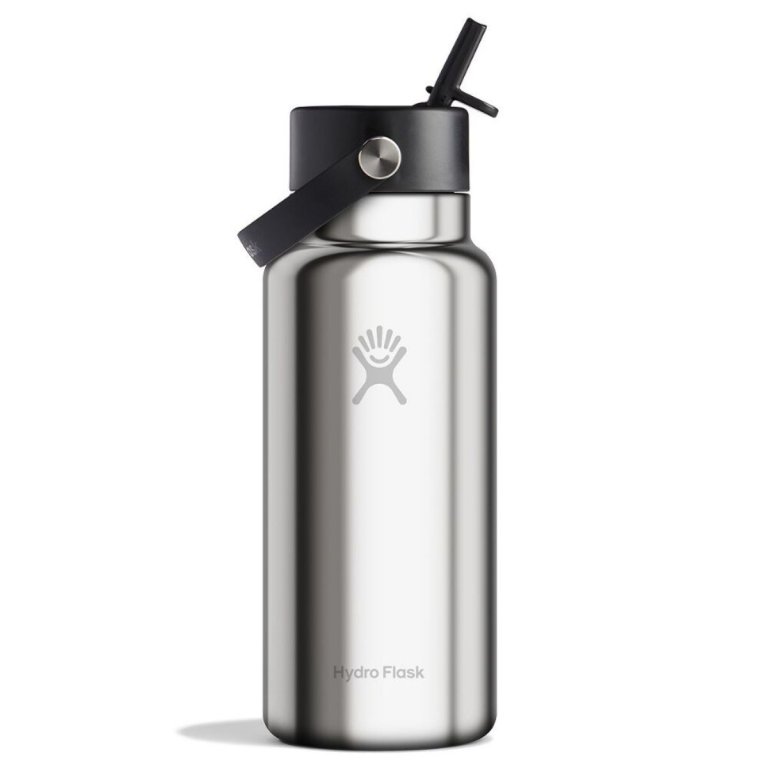 Термопляшка Hydro Flask 32 унції (946 мл) - срібляста