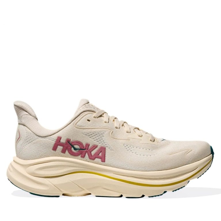 Кросівки Hoka Clifton 10 Вт - бежево/рожеві