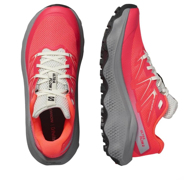 Кросівки Salomon Ultra Flow 2 W - червоно/сірі